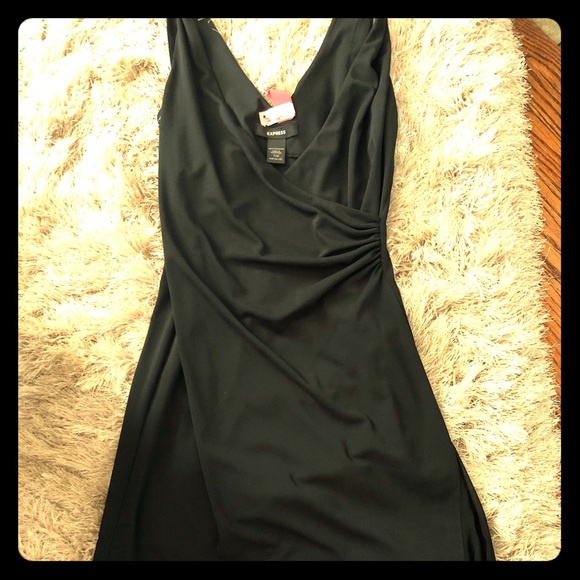 Express Dresses & Skirts - Express Asymmetrical black dress